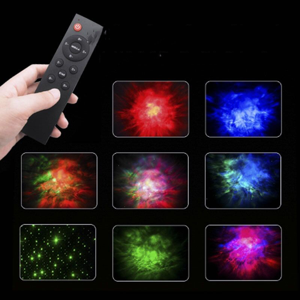 Astronaut Night Light - Galaxy & Stars Projector Lamp with Remote Control