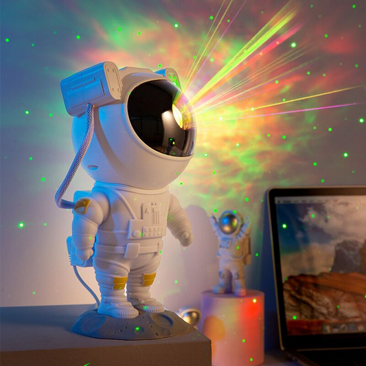Astronaut Night Light - Galaxy & Stars Projector Lamp with Remote Control