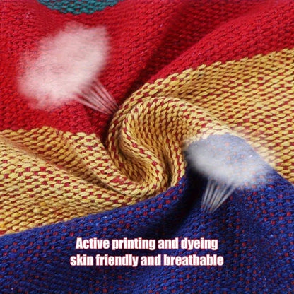 Portable Outdoor Hanging Swing Hammock Chair With 2 Pillows