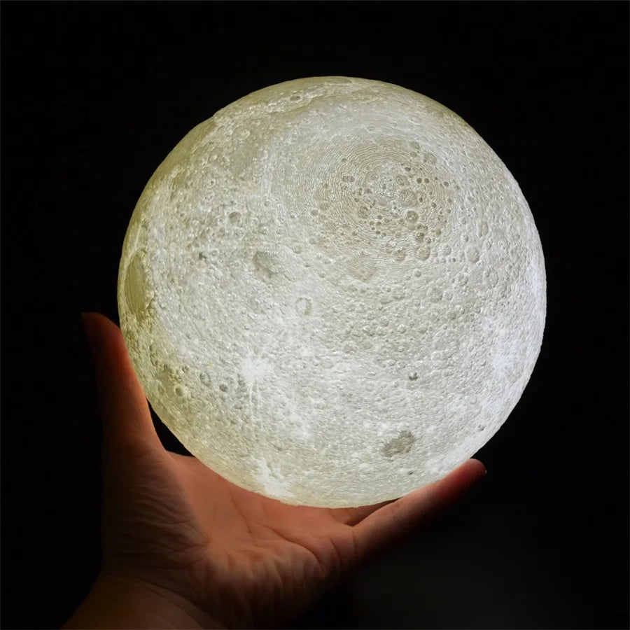 LED Moon Lamp - Rechargeable 16 Colour Chaning Night Light