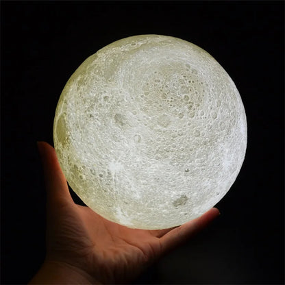 LED Moon Lamp - Rechargeable 16 Colour Chaning Night Light
