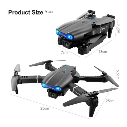 Mini Pro Drone - Dual HD 4k Cameras + Storage Case & Free Landing Mat