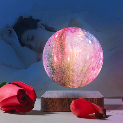 Unique Levitating Galaxy Moon Lamp with Remote Control