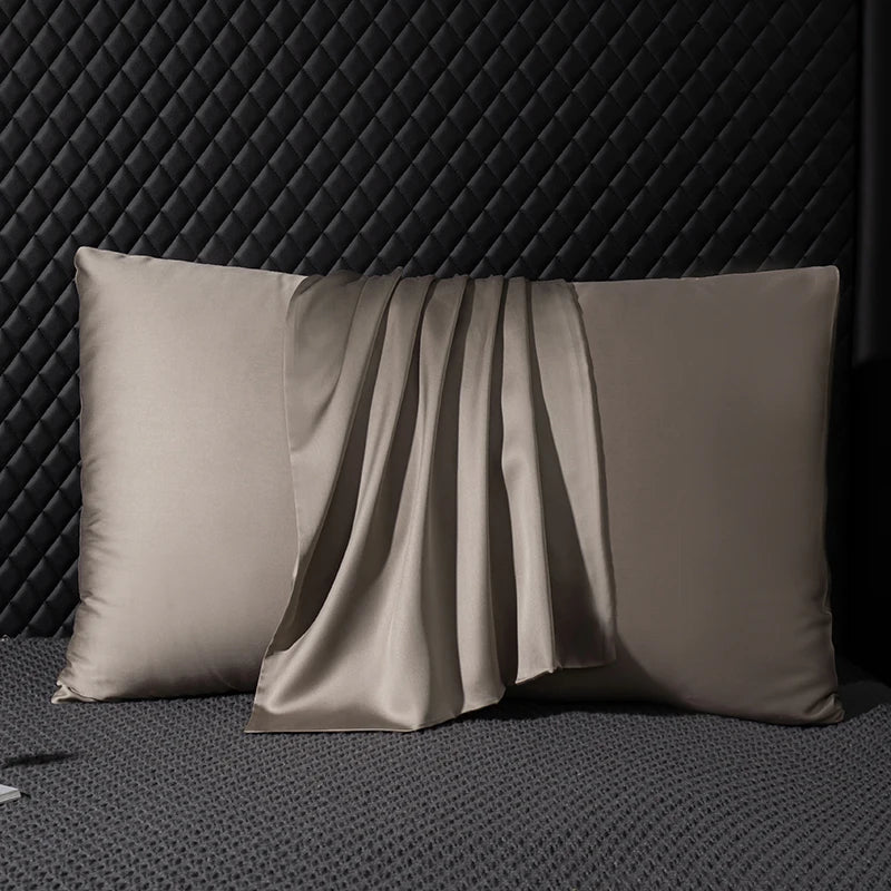 Pure 100% Natural Mulberry Silk Pillowcases - Bedding Beauty Essential for Skin and Hair