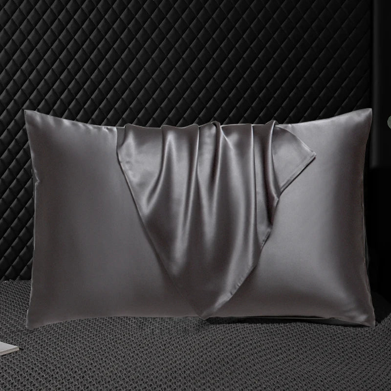Pure 100% Natural Mulberry Silk Pillowcases - Bedding Beauty Essential for Skin and Hair