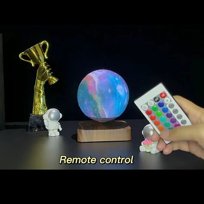 Unique Levitating Galaxy Moon Lamp with Remote Control
