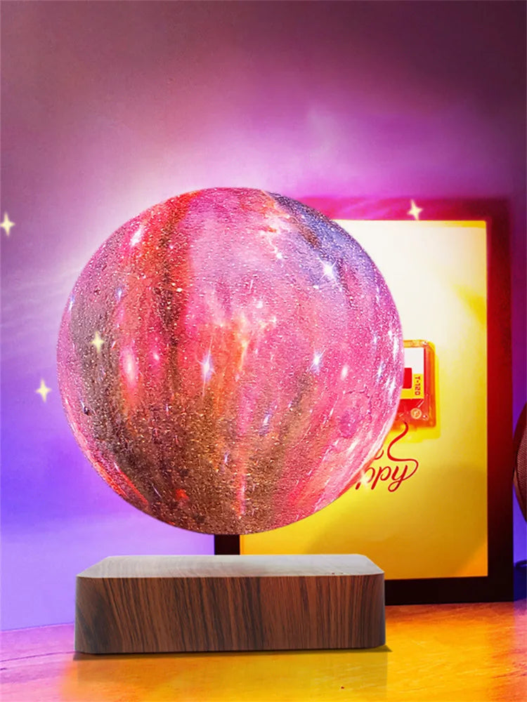 Unique Levitating Galaxy Moon Lamp with Remote Control