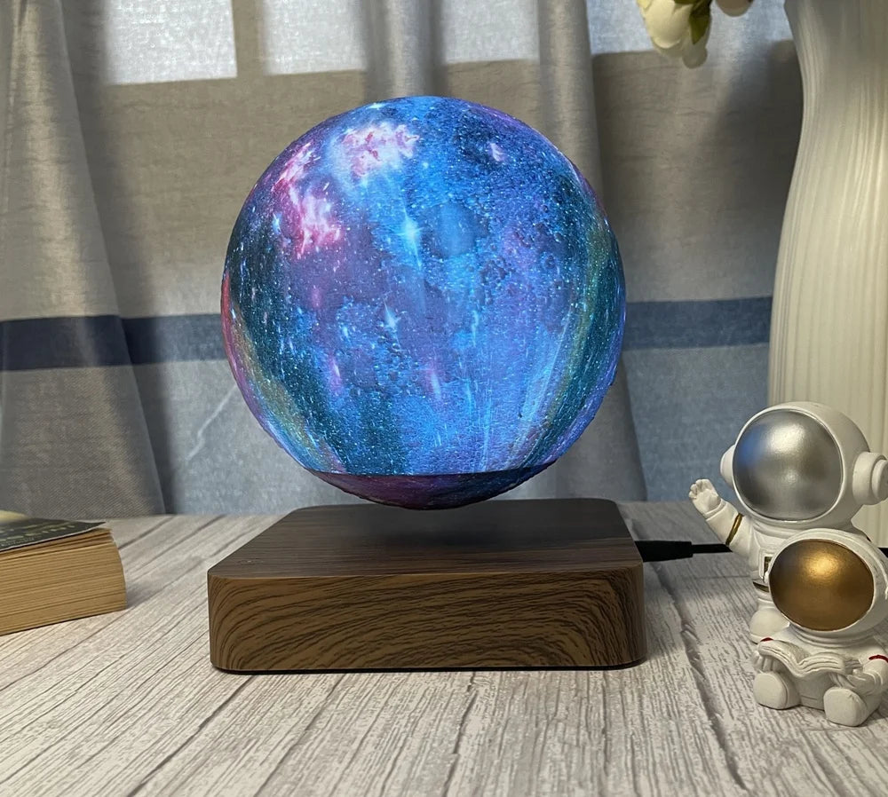 Unique Levitating Galaxy Moon Lamp with Remote Control