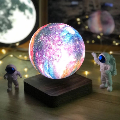 Unique Levitating Galaxy Moon Lamp with Remote Control