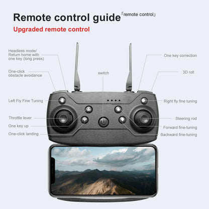 Mini Pro Drone - Dual HD 4k Cameras + Storage Case & Free Landing Mat