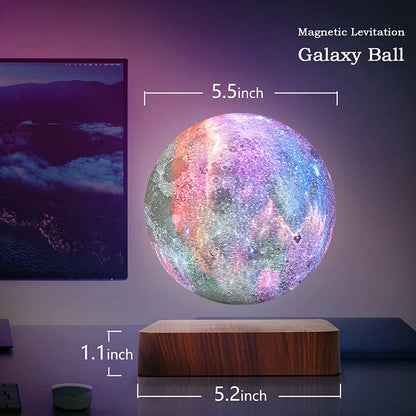 Unique Levitating Galaxy Moon Lamp with Remote Control