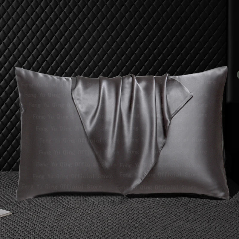 Pure 100% Natural Mulberry Silk Pillowcases - Bedding Beauty Essential for Skin and Hair