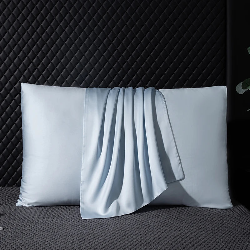 Pure 100% Natural Mulberry Silk Pillowcases - Bedding Beauty Essential for Skin and Hair