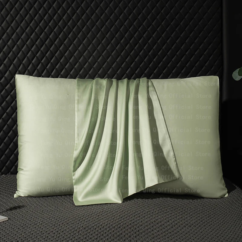 Pure 100% Natural Mulberry Silk Pillowcases - Bedding Beauty Essential for Skin and Hair