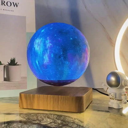 Unique Levitating Galaxy Moon Lamp with Remote Control