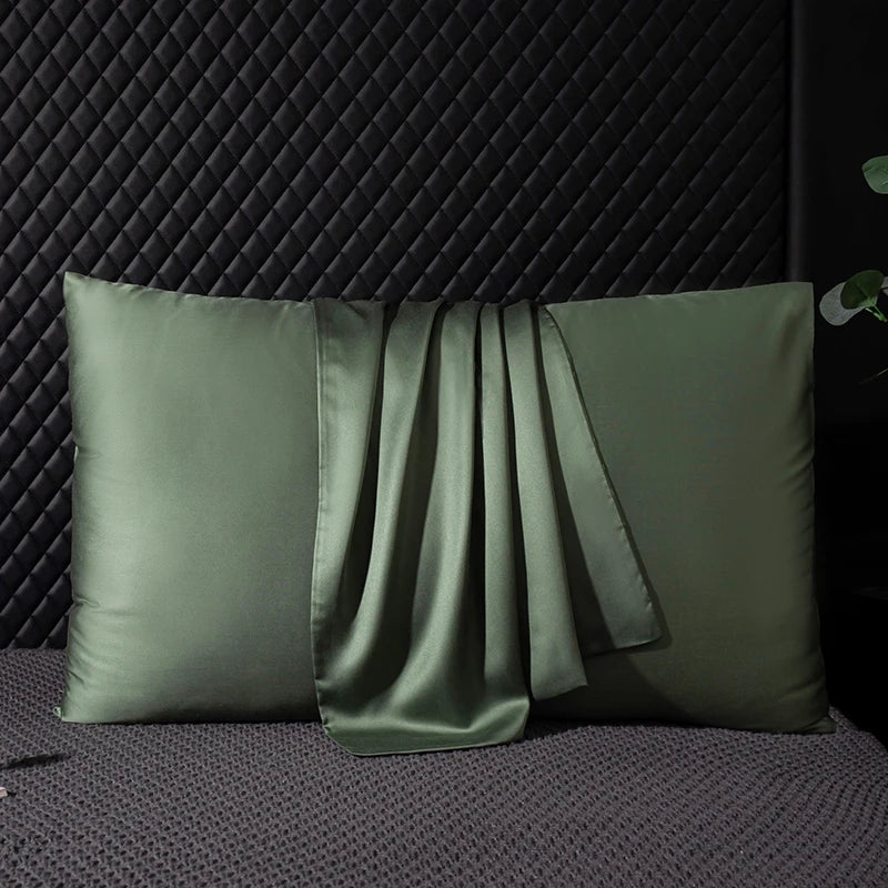 Pure 100% Natural Mulberry Silk Pillowcases - Bedding Beauty Essential for Skin and Hair