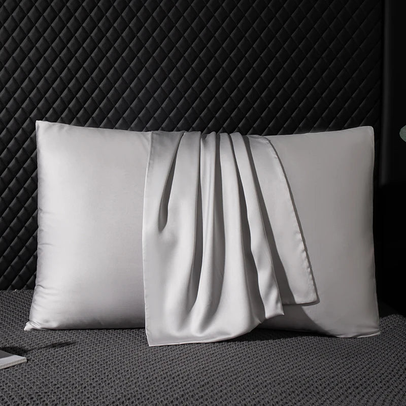Pure 100% Natural Mulberry Silk Pillowcases - Bedding Beauty Essential for Skin and Hair