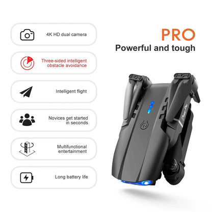 Mini Pro Drone - Dual HD 4k Cameras + Storage Case & Free Landing Mat