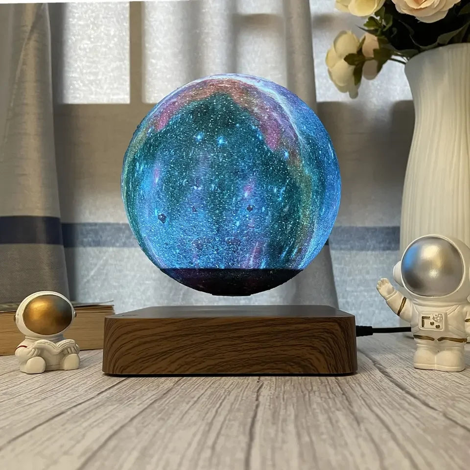 Unique Levitating Galaxy Moon Lamp with Remote Control