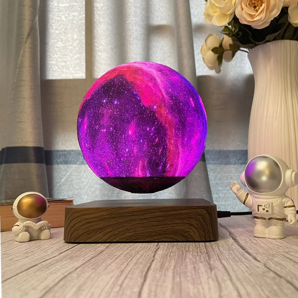 Unique Levitating Galaxy Moon Lamp with Remote Control