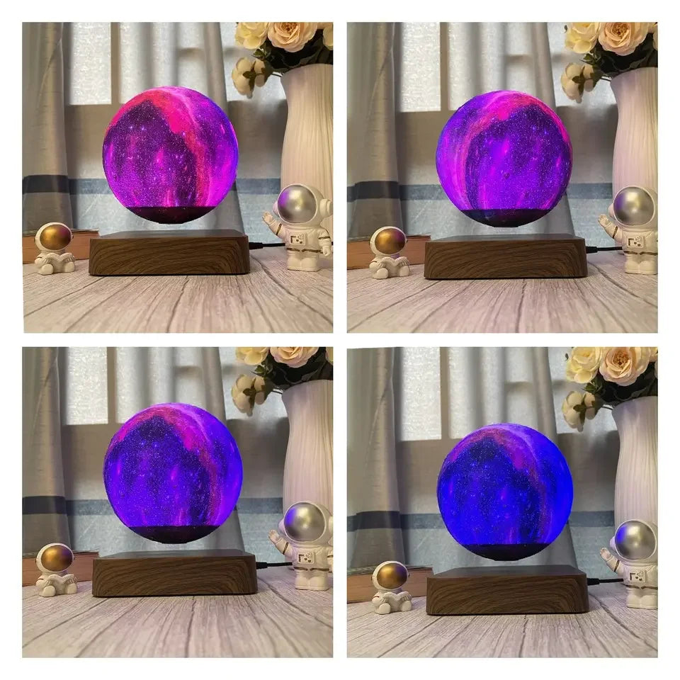 Unique Levitating Galaxy Moon Lamp with Remote Control