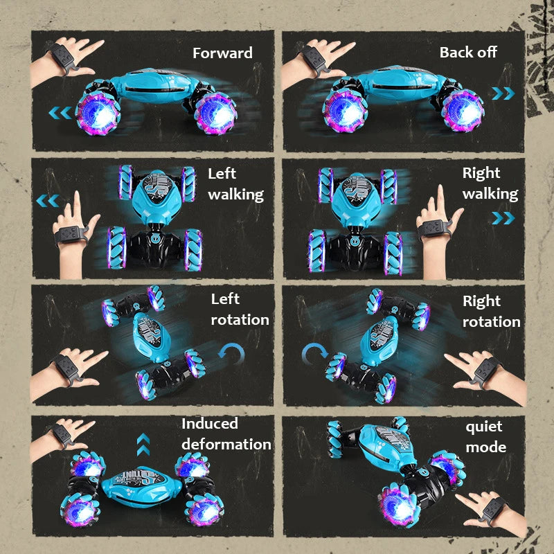 wrist-gesture-RC-drift-car-4-control-instructional-diagram