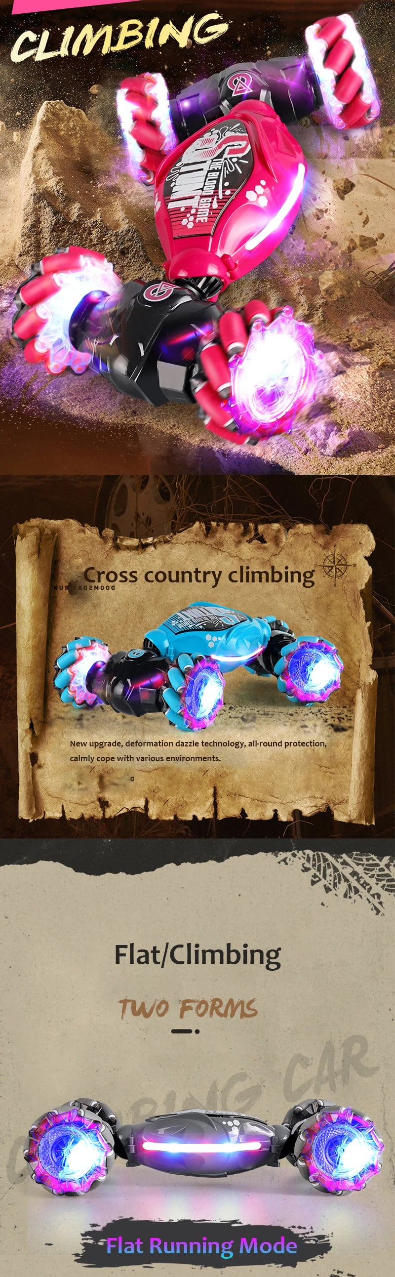wrist-gesture-RC-drift-car-6-climbing-forms