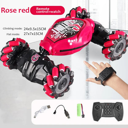 wrist-gesture-RC-drift-car-red-size-dimensions-package-contents